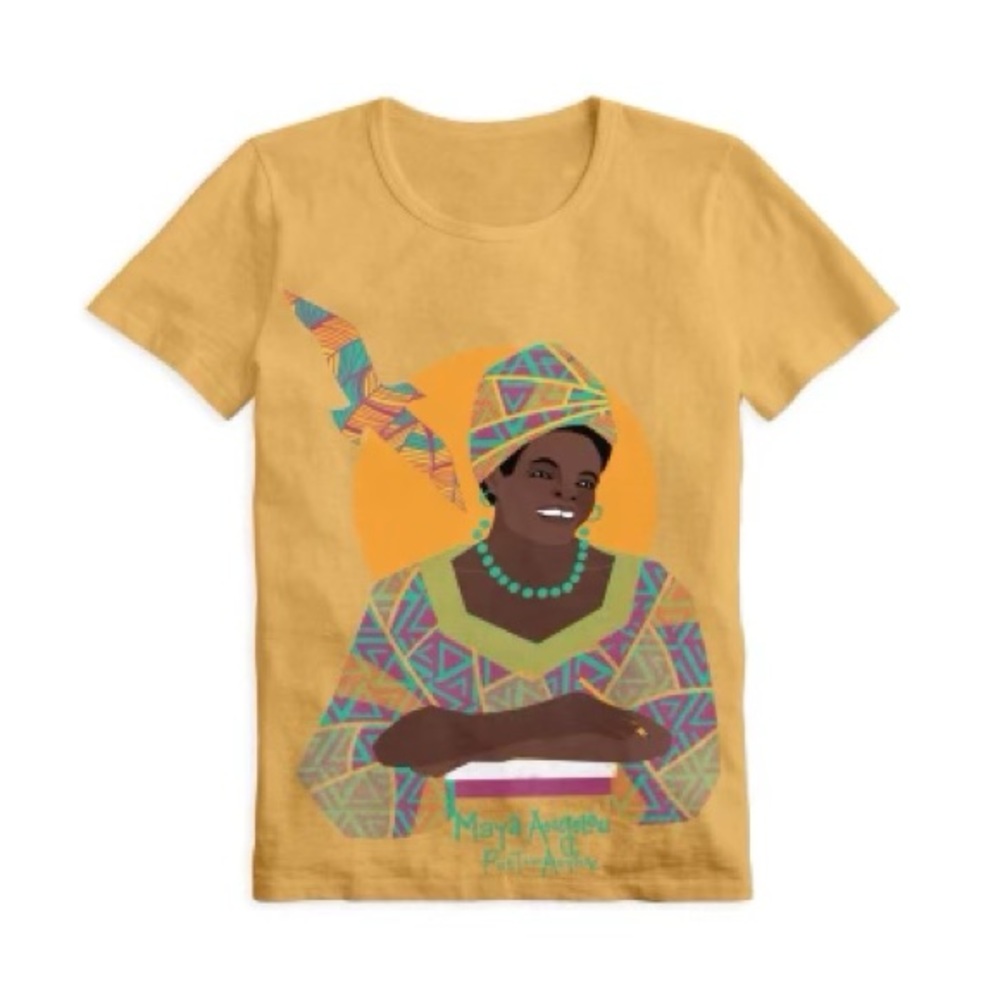 NWT Piccolina Maya Angelou Short Sleeve Tee size Large